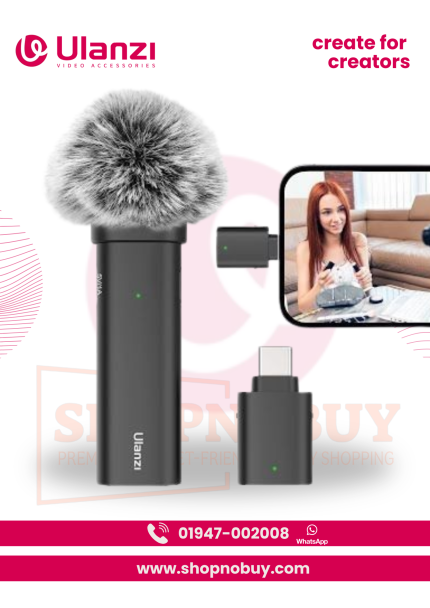 Ulanzi WM10 Wireless Lavalier Microphone