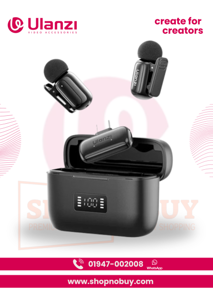 Ulanzi A200 Wireless Lavalier Microphone