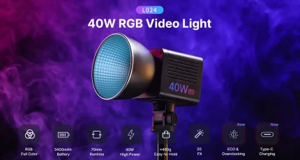 Ulanzi 40W Pro RGB COB Video Light