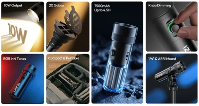 Ulanzi LM01 RGB Photography Flashlight