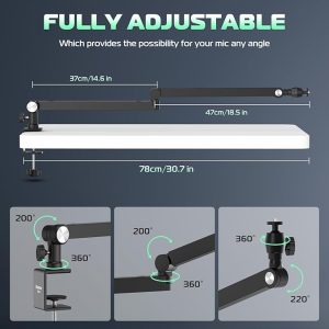 Ulanzi TM01 Microphone Boom Arm Stand