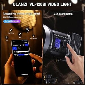 Ulanzi 120W Bi-Color COB LED Video Light