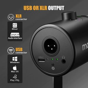 Maono PD400X USB XLR Podcast Microphone
