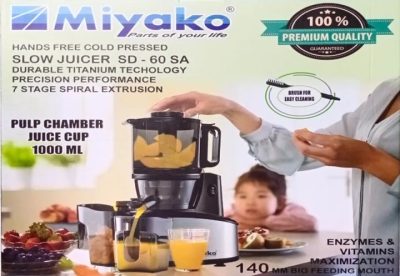 Miyako Slow Juicer SD-60SA