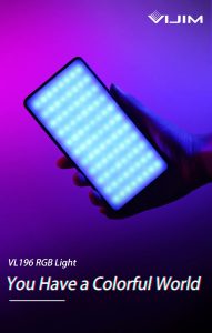 VIJIM VL196 RGB LED Video Light