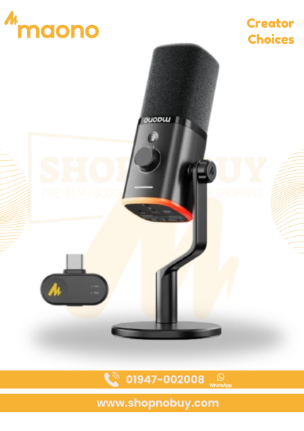 Maono PD100W USB Wireless Microphone