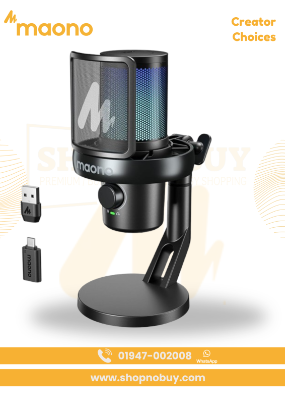 Maono DM40 Pro AI Wireless Microphone