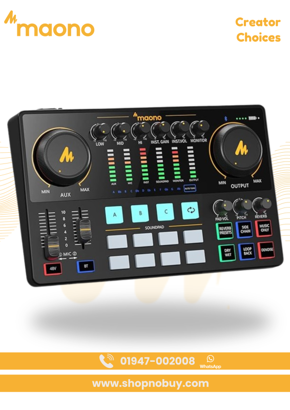 MaonoCaster AME2 Podcast Mixer Audio Interface
