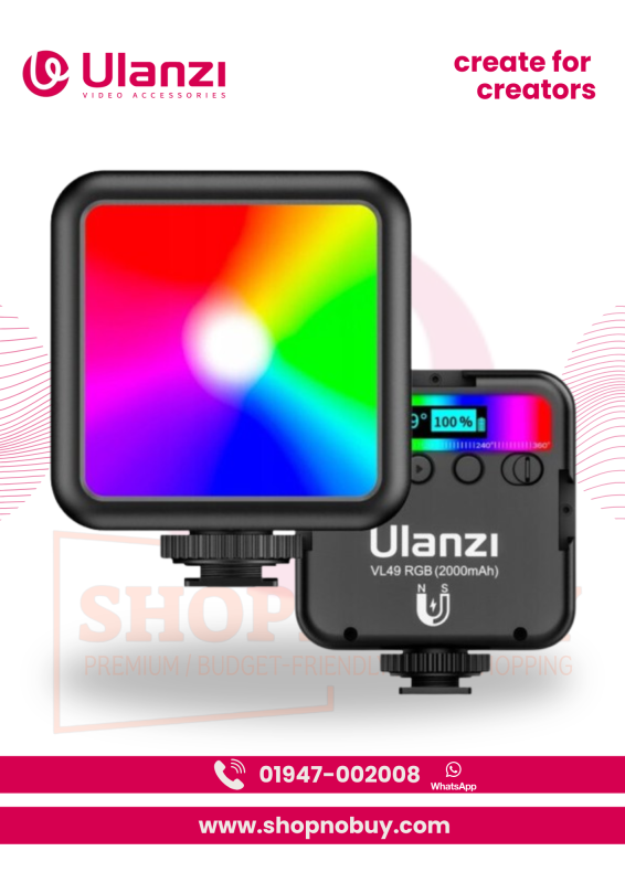 Ulanzi VL49 RGB Video Light