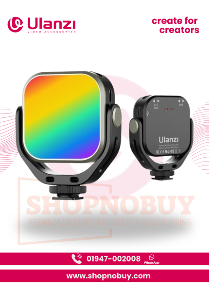 Ulanzi VL66 RGB LED Video Light