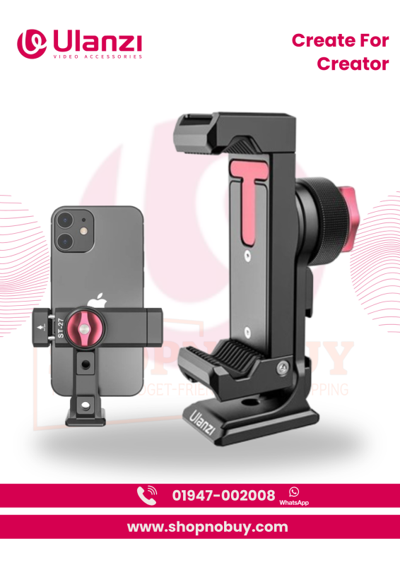 Ulanzi ST-27 Metal Phone Mount Holder