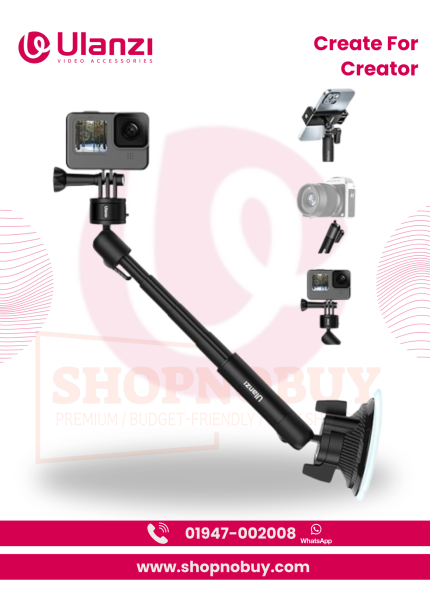 Ulanzi ZJ01 Camera Suction Cup Mount