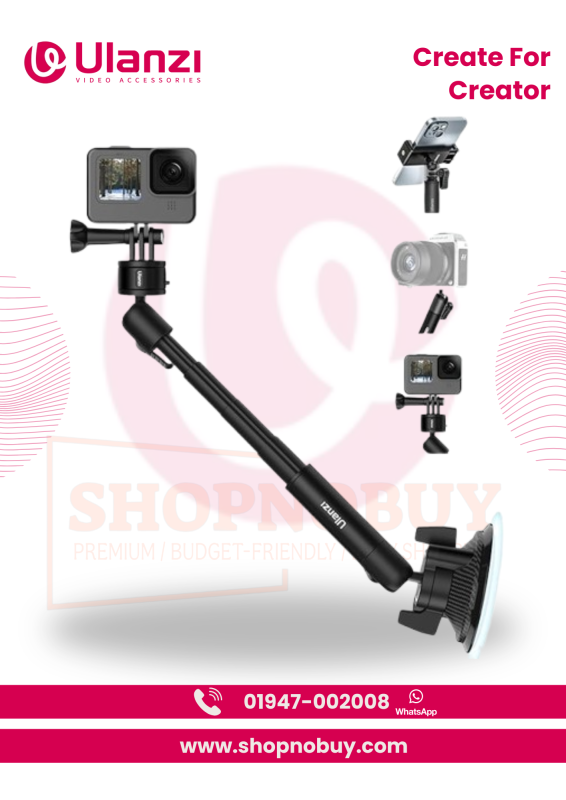 Ulanzi ZJ01 Camera Suction Cup Mount