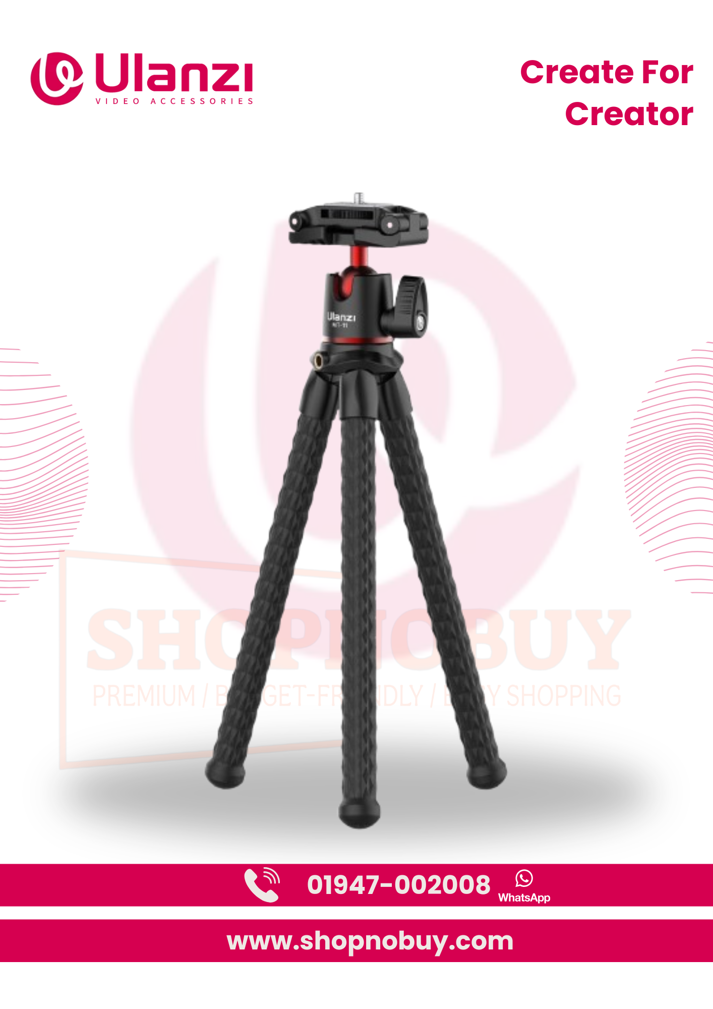 Ulanzi MT-11 Flexible Camera Tripod Ulanzi MT-11 Flexible Camera Tripod