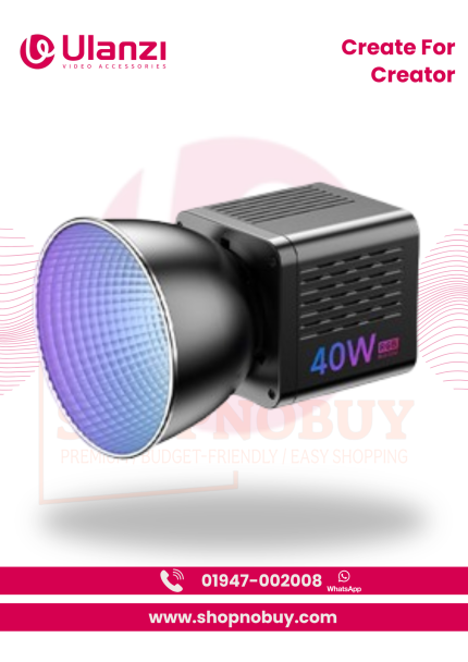 Ulanzi 40W Pro RGB COB Video Light