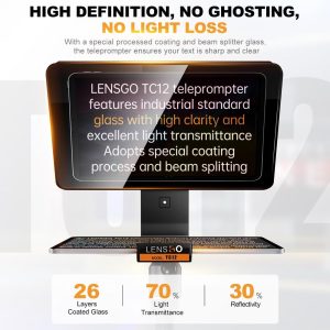 LENSGO TC12 12.9 Inch Aluminum Teleprompter
