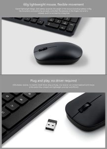 Xiaomi Wireless Keyboard and Mouse Combo 104 Keys
