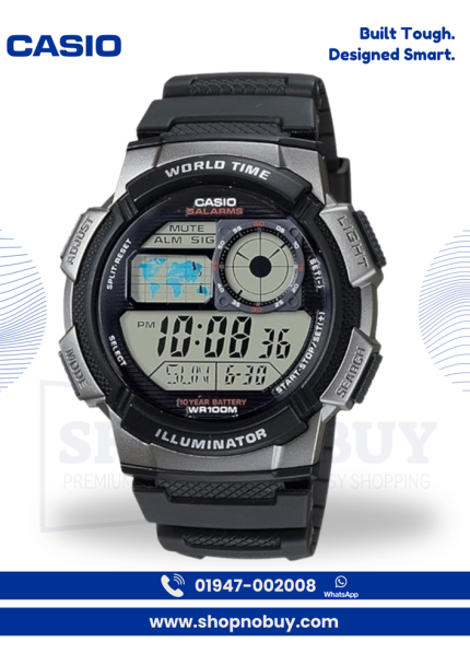 Casio Watch AE-1000W-1BVDF Digital