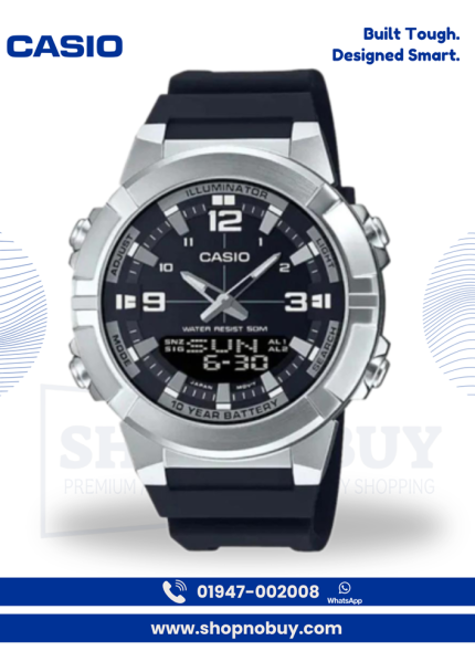Casio Watch AMW-870-1AVDF Digital Analog