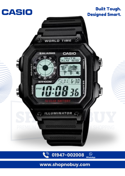 Casio AE-1200WH-1AVDF Digital Watch