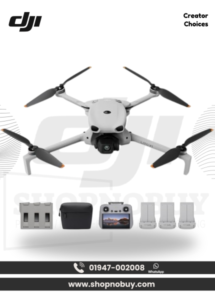 DJI Lito X1 Fly More Combo With DJI RC 2