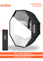 Godox Octagon Softbox 95cm Umbrella Softbox for Speedligh Soft, Pro Studio Lighting
