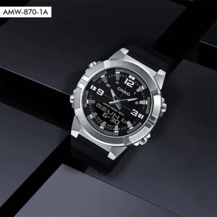 Casio Watch AMW-870-1AVDF Digital Analog