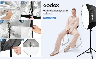 Godox Octagon Softbox 95cm Umbrella Softbox