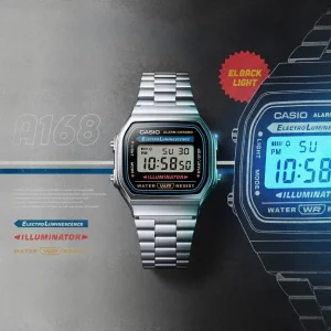 Casio A168WA-1 Vintage Digital Watch